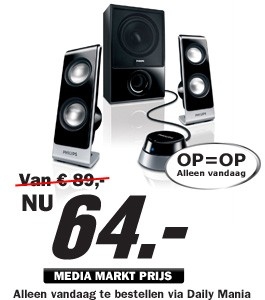 Daily Mania - Philips SPA 7350 - Speakerset 2.1 Daily Mania - Philips SPA 7350 - Speakerset 2.1