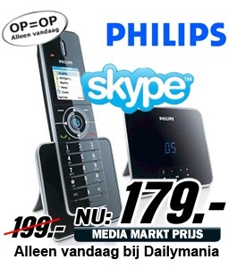 Daily Mania - Philips VOIP 8551 - Skype en vastelij telefoon