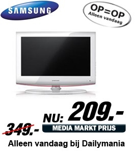 Daily Mania - Samsung 19B541 Wit - LCD TV Daily Mania - Samsung 19B541 Wit - LCD TV