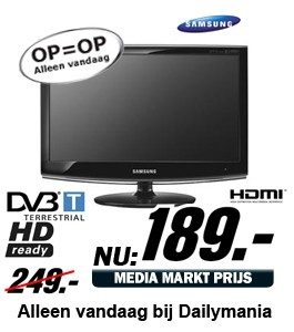Daily Mania - Samsung 2033 HD - Hd ready LCD TV Daily Mania - Samsung 2033 HD - Hd ready LCD TV