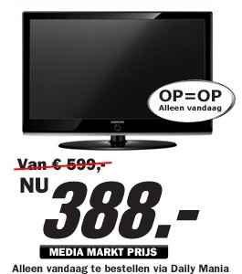 Daily Mania - Samsung 82 cm LCD televisie - LE 32A436 Daily Mania - Samsung 82 cm LCD televisie - LE 32A436