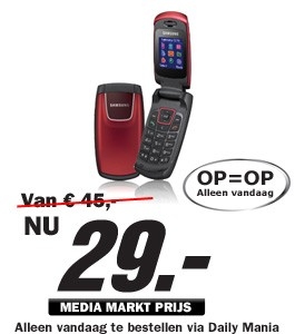 Daily Mania - Samsung C270 - Simlockvrije gsm telefoon