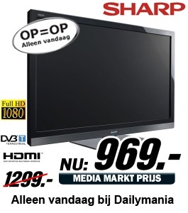 Daily Mania - Sharp LC-40LE705 - LCD Televisie Daily Mania - Sharp LC-40LE705 - LCD Televisie