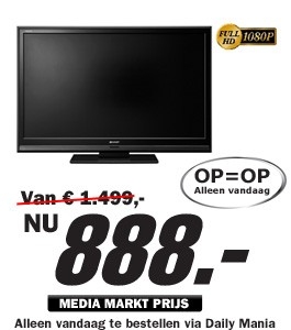 Daily Mania - Sharp LC46D65 - LCD televisie Daily Mania - Sharp LC46D65 - LCD televisie