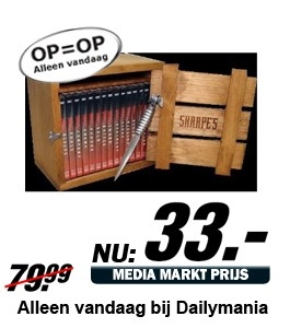 Daily Mania - Sharpe: Speciale Houten editie! - 14 DVD box de complete serie op DVD Daily Mania - Sharpe: Speciale Houten editie! - 14 DVD box de complete serie op DVD