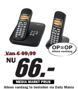 Daily Mania - Siemens Al 285 Duo - Draadloze Dect TElefoon Daily Mania - Siemens Al 285 Duo - Draadloze Dect TElefoon