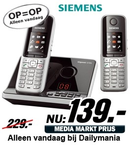 Daily Mania - Siemens S795 DUO - Duo Decttelefoon Daily Mania - Siemens S795 DUO - Duo Decttelefoon