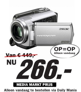 Daily Mania - Sony DCR-SR57 - Camcorder met harddisk