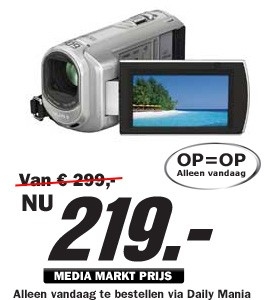Daily Mania - Sony DCR-SX30S - Digitale camcorder Daily Mania - Sony DCR-SX30S - Digitale camcorder