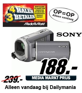 Daily Mania - Sony DCR-SX 33 - Camcorder met flash geheugen