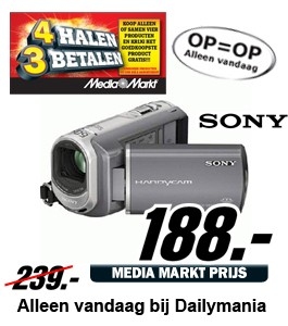 Daily Mania - Sony DCR-SX 33 - Camcorder met flash geheugen Daily Mania - Sony DCR-SX 33 - Camcorder met flash geheugen