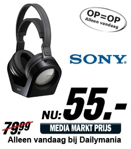 Daily Mania - Sony MDR-RF840 - Draadloze hoofdtelefoon Daily Mania - Sony MDR-RF840 - Draadloze hoofdtelefoon