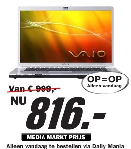 Daily Mania - Sony Vaio VGN-FW31J - Notebook