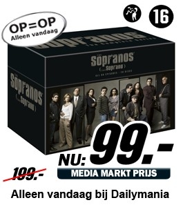 Daily Mania - Sopranos de complete serie - 28 DVD's Daily Mania - Sopranos de complete serie - 28 DVD's