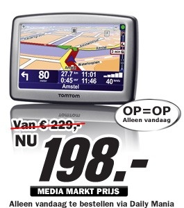 Daily Mania - TOMTOM XL 31 landen - Navigatiesysteem