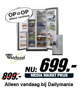 Daily Mania - Whirlpool 20 RU D3J - Amerikaanse koelkast Daily Mania - Whirlpool 20 RU D3J - Amerikaanse koelkast