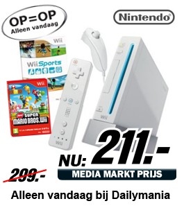 Daily Mania - Wii Sportspack + Super Mario Bros - Spelcomputer + software