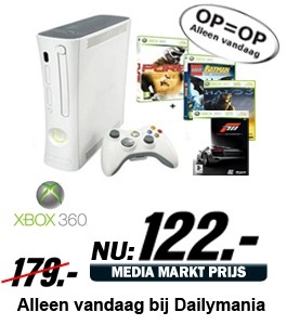 Daily Mania - XboX Arcade - Spelconsole + 4 spellen Daily Mania - XboX Arcade - Spelconsole + 4 spellen