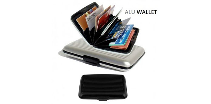 Day Dealers - AluWallet - Zwart of grijs Day Dealers - AluWallet - Zwart of grijs