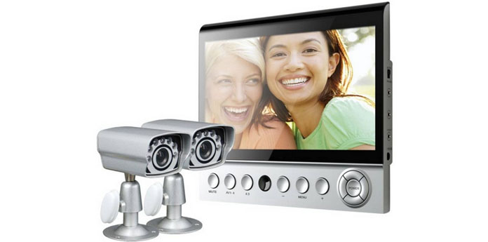 Day Dealers - Bewakingset met 7" LCD & 2 Camera's Day Dealers - Bewakingset met 7" LCD & 2 Camera's
