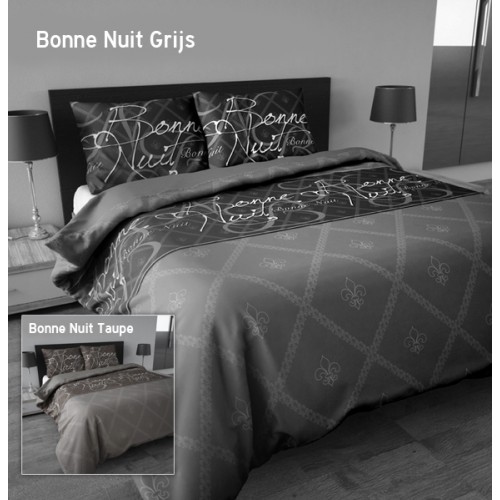 Day Dealers - Bonne nuit - Satijn geweven dekbedovertrek Day Dealers - Bonne nuit - Satijn geweven dekbedovertrek