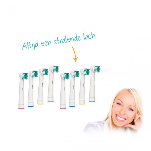 Day Dealers - GRATIS: 8 opzetborstels geschikt voor gangbare Oral ? B tandenborstels Day Dealers - GRATIS: 8 opzetborstels geschikt voor gangbare Oral ? B tandenborstels
