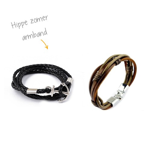 Day Dealers - Ibiza style heren armband, keuze uit twee trendy designs