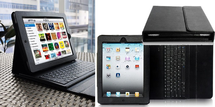 Day Dealers - Leren iPad hoes met toetsenbord & Stand