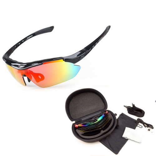 Day Dealers - Luxe Sportbril met diverse glazen en bschermhoes
