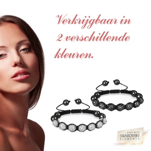 Day Dealers - Luxe Swarovski Shamballa armband Day Dealers - Luxe Swarovski Shamballa armband