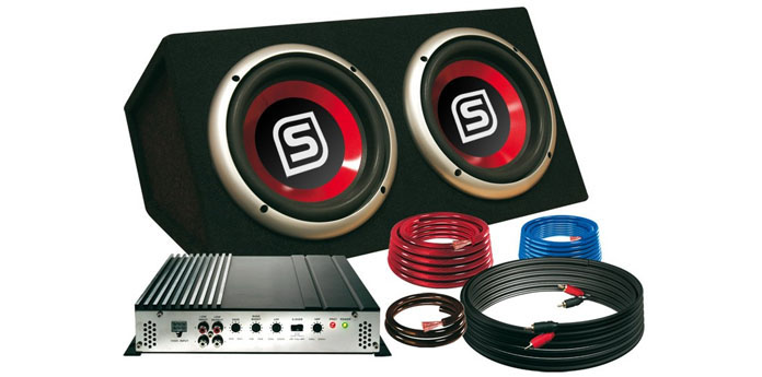 Day Dealers - Plug & Play subwooferset met versterker Day Dealers - Plug & Play subwooferset met versterker