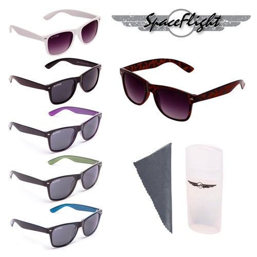 Day Dealers - Spaceflight Wayfarer zonnebril inc. hoesje Day Dealers - Spaceflight Wayfarer zonnebril inc. hoesje
