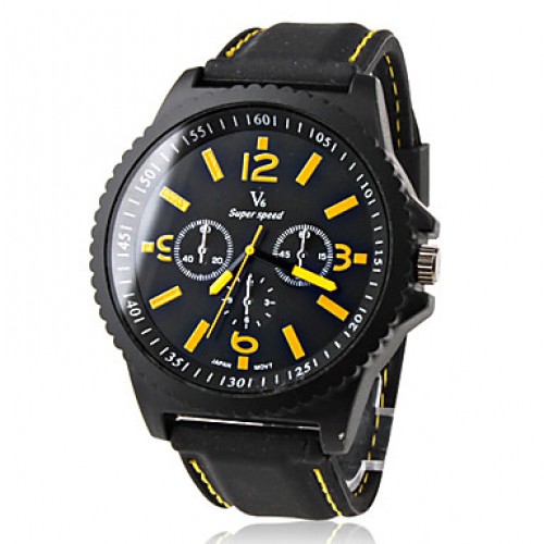 Day Dealers - Stoer heren horloge met rubberen band - Feestdagen Topper! Day Dealers - Stoer heren horloge met rubberen band - Feestdagen Topper!