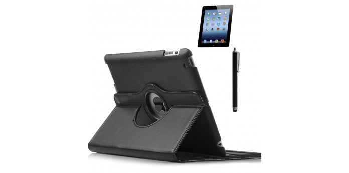 Day Dealers - SUPER DEAL: Ipad Rotating Case + Styluspen + Screenprotector