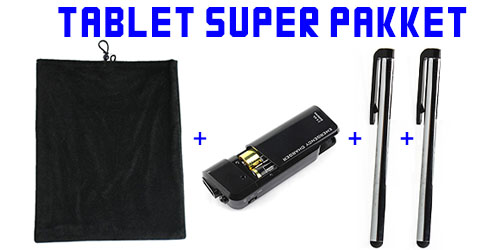 Day Dealers - Super Sale: Tablet pakket voor slechts € 9,95 incl. gratis Verzending