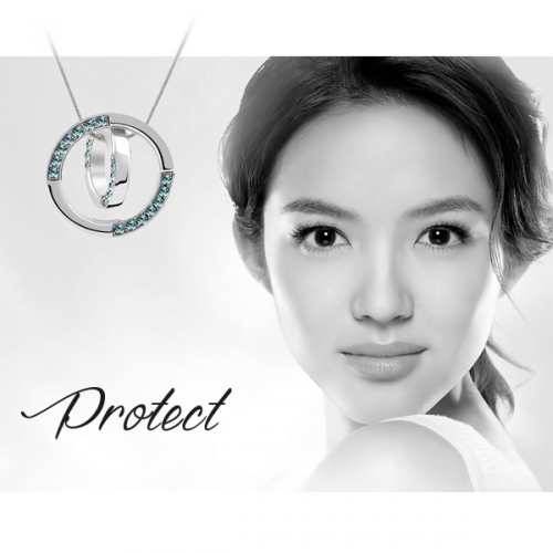Day Dealers - Swarovski Elements collier - protect sea blue Day Dealers - Swarovski Elements collier - protect sea blue