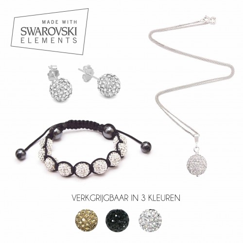 Day Dealers - Swarovski Elements Luxe shamballa gifset Day Dealers - Swarovski Elements Luxe shamballa gifset