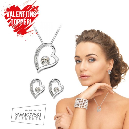 Day Dealers - VALENTIJN TOPPER: Luxe Swarovski elements giftset