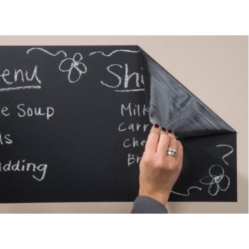 Day Dealers - Zelfklevend zwart krijtbord mét krijtjes Day Dealers - Zelfklevend zwart krijtbord mét krijtjes