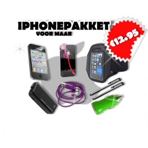 Deal Chimp - 8 delig IPHONE 4 PAKKET!!