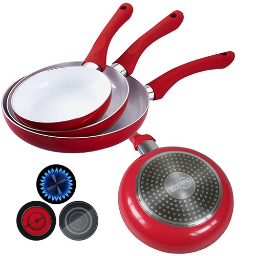 Deal Chimp - BENSON Kitchen 3-Delige pannen set! Deal Chimp - BENSON Kitchen 3-Delige pannen set!