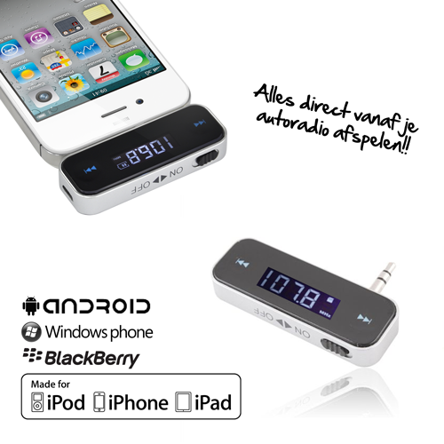 Deal Chimp - Draadloze FM Transmitter Deal Chimp - Draadloze FM Transmitter