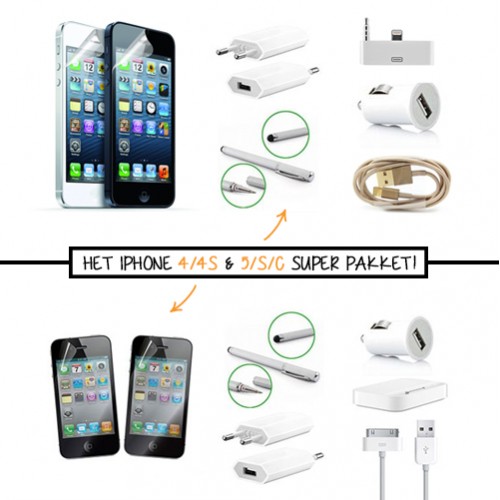 Deal Chimp - iPhone 4/ 4S 5/ 5S/ 5C Power Pakket Deal Chimp - iPhone 4/ 4S 5/ 5S/ 5C Power Pakket