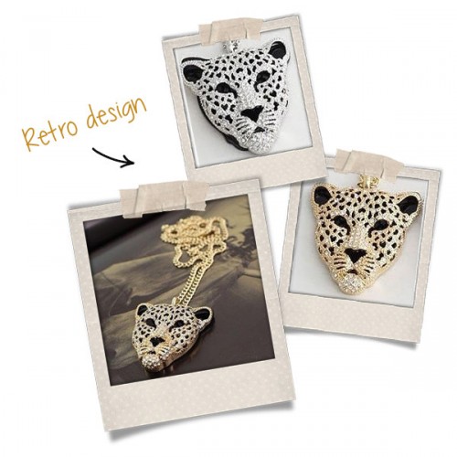Deal Chimp - Luipaard Retro ketting Deal Chimp - Luipaard Retro ketting