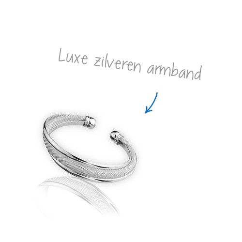 Deal Chimp - Luxe Zilveren Armband, OP=OP Deal Chimp - Luxe Zilveren Armband, OP=OP