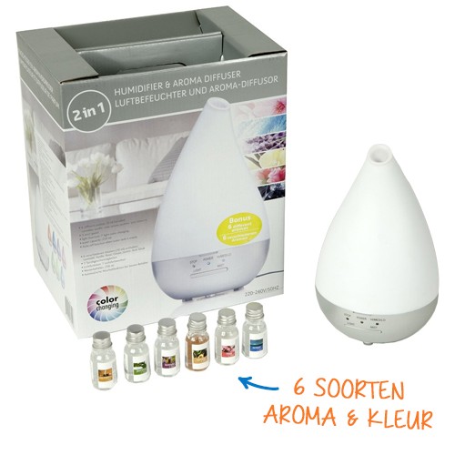 Deal Chimp - MOODLIGHT + Luchtbevochtiger Deal Chimp - MOODLIGHT + Luchtbevochtiger