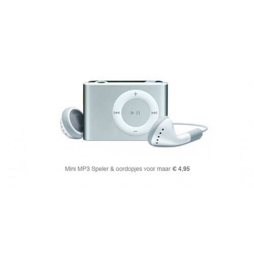 Deal Chimp - MP3-Speler + Oordopjes! Deal Chimp - MP3-Speler + Oordopjes!