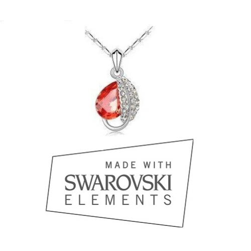 Deal Chimp - Swarovski Collier, Stijvol oranje Deal Chimp - Swarovski Collier, Stijvol oranje