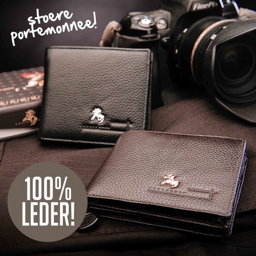 Deal Chimp - Trendy 100% lederen portemonnee - Alleen nog verkrijgbaar in bruin! Deal Chimp - Trendy 100% lederen portemonnee - Alleen nog verkrijgbaar in bruin!