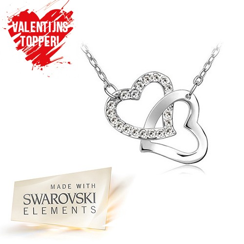 Deal Chimp - Valentijn deal: Swarovski Elements Hart Collier